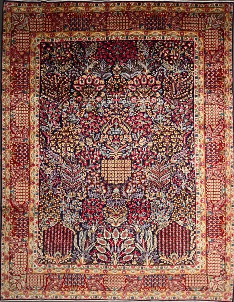 Kerman Tappeto persiano 390x300 (Iran)