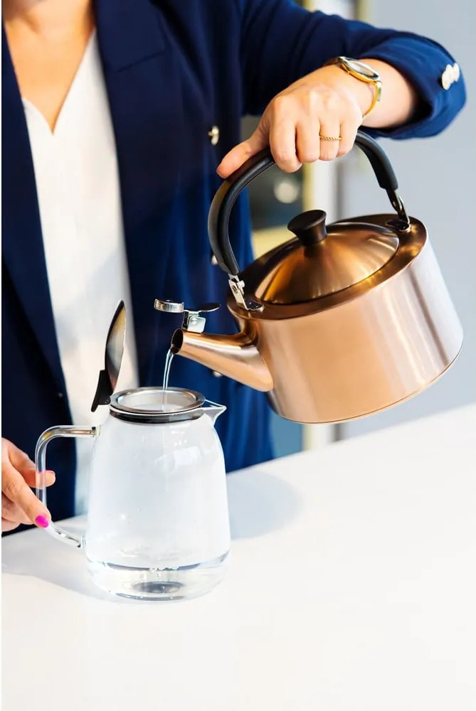 Bollitore color rame in acciaio inox 1,5 l Diamante – Vialli Design