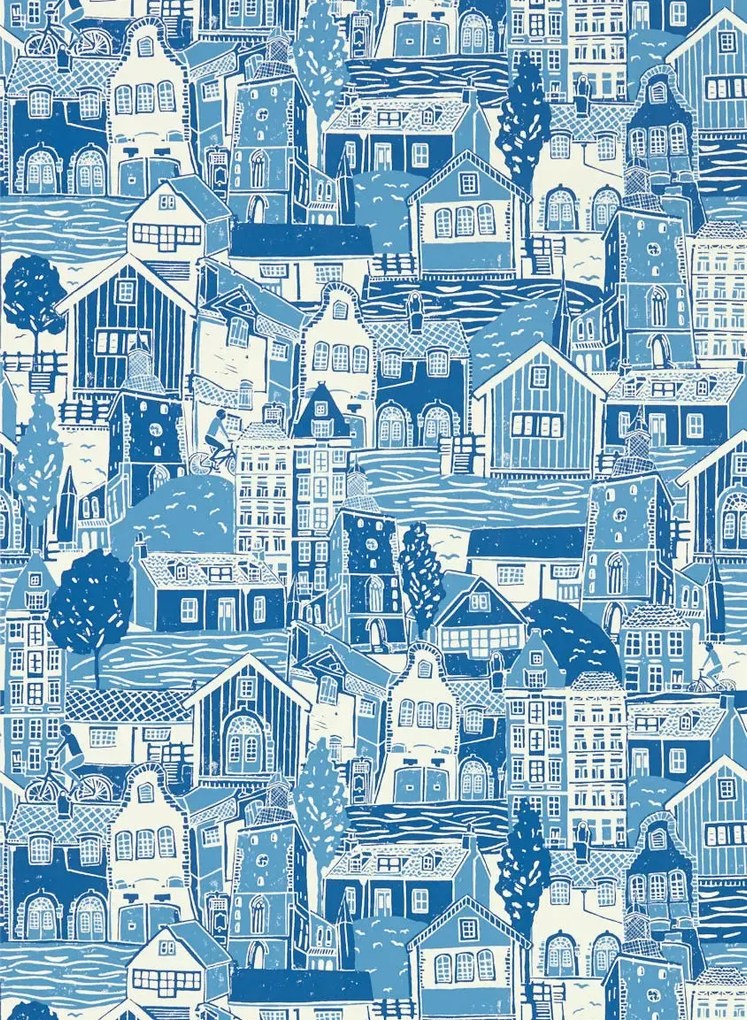 Scion Tapete Stockholm - Cloudless/ Blue