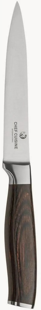 Coltello utility con manico in legno Pakkawood Troy