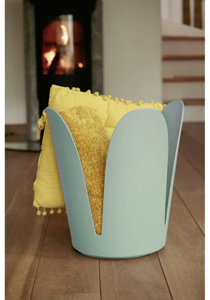 Sgabello color salvia in plastica impilabile Comiso – Wenko