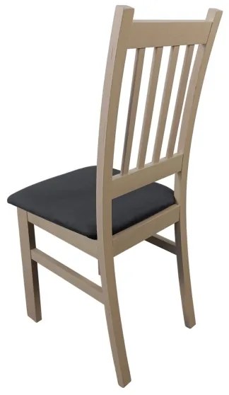 Sedia da pranzo SIMON faggio/grigio scuro