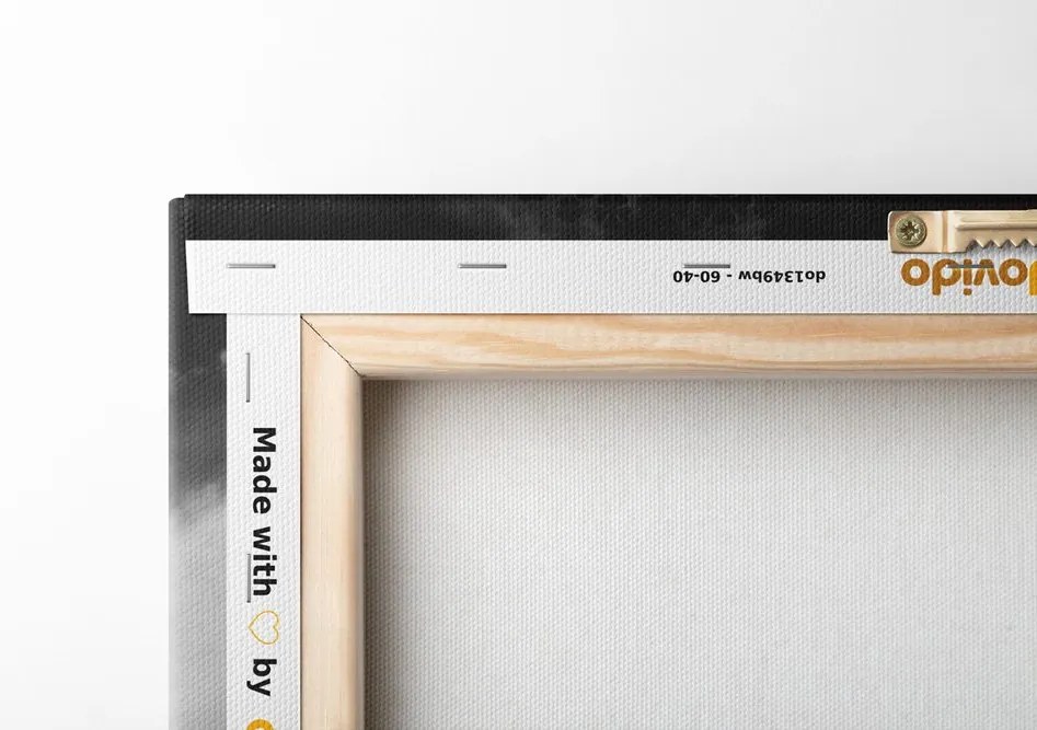 Stampa su tela – Yoga del Jin e Jang in bianco e nero