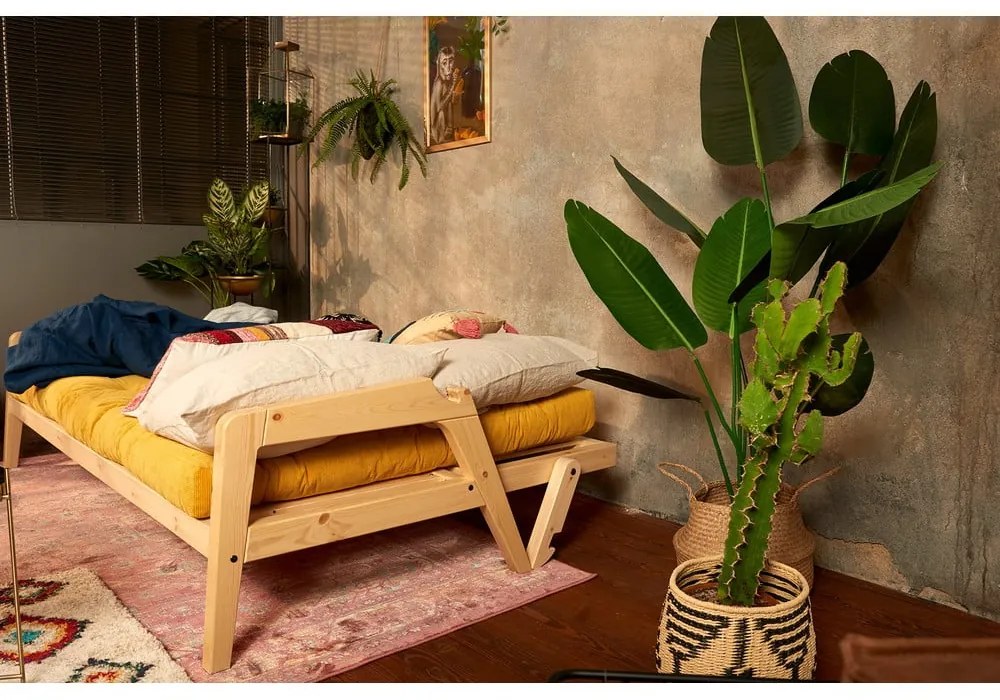 Divano letto bianco/beige 204 cm Grab - Karup Design