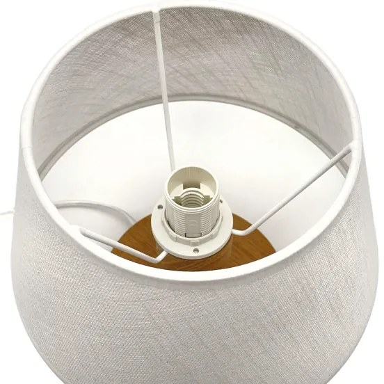 Brilagi - LED Lampada da tavolo ANTHONY 1xE14/40W/230V quercia/bianco