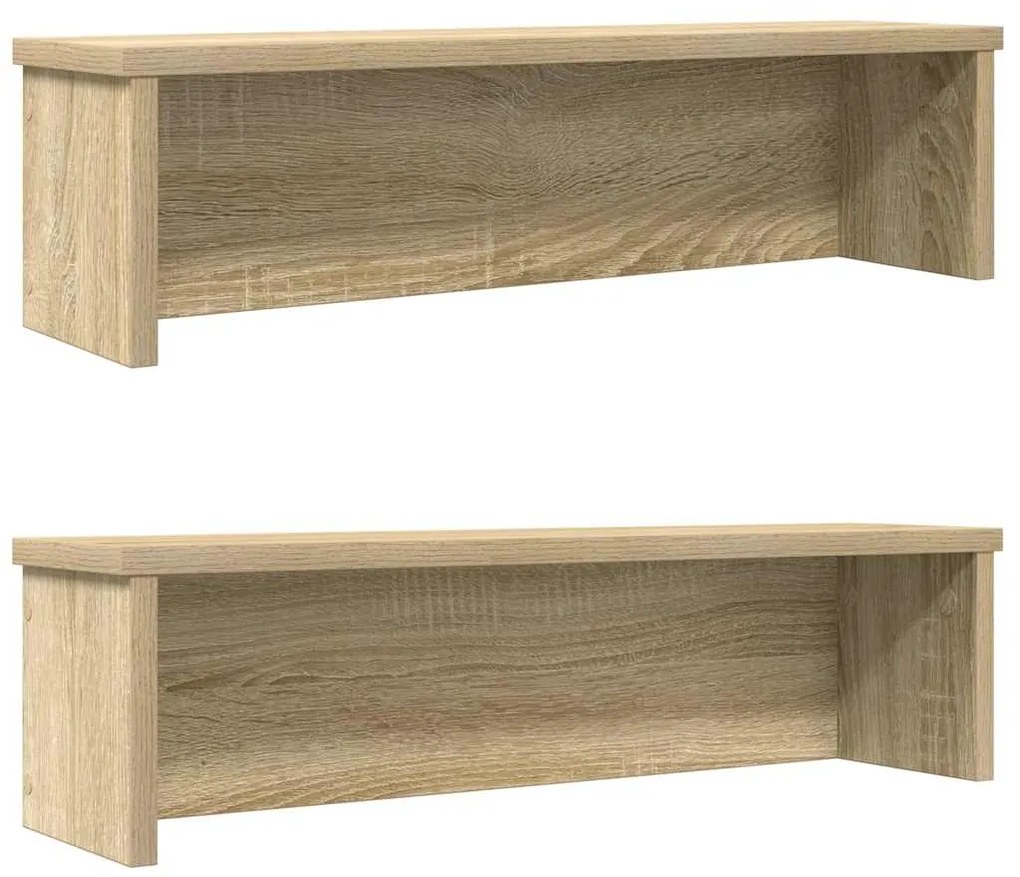 Scaffali Da Cucina Impilabili 2 Pz Rovere Sonoma 60x15x16 Cm /