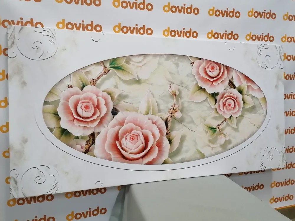Stampa su tela – Rose di pietra