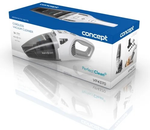 Concept VP4370 - Aspirapolvere portatile WET & DRY PERFECT CLEAN 90W/14,8V 2200