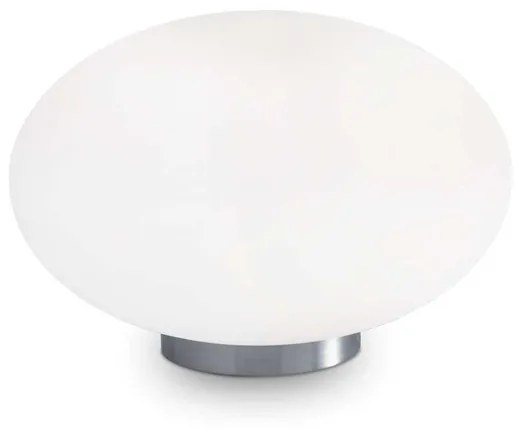 Lampada Da Scrivania Moderna Candy Vetro Bianco 1 Luce G9 3W 3000K Luce Calda