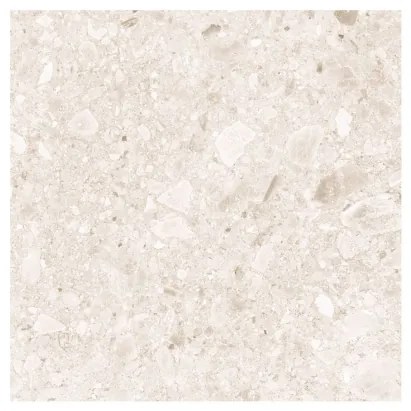 Pavimento 60x60 Cm Gres Porcellanato Effetto Graniglia Ceppo Avorio Opaco