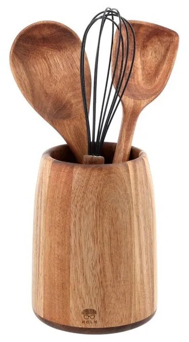Supporto in legno per utensili da cucina - Holm