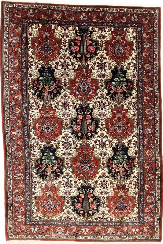 Bakhtiar Tappeto 300 x 200 (Iran) Annodato A Mano