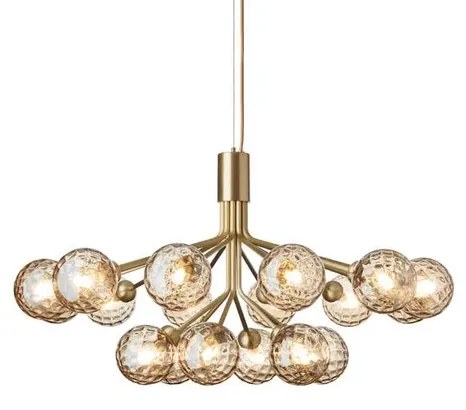 Apiales 18 Lampadario Brushed Brass/Optic Gold - Nuura