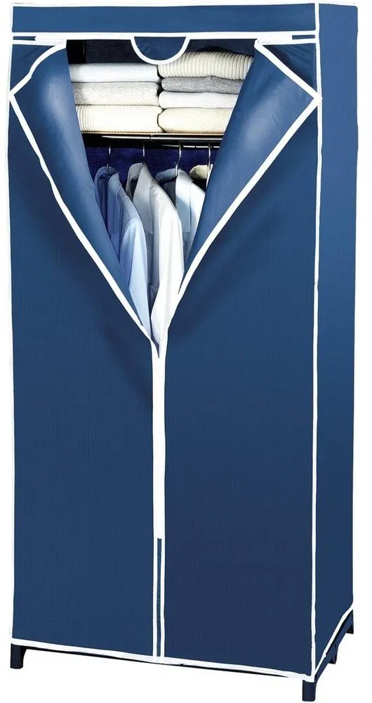 Armadio in tessuto blu 75x160 cm Air - Wenko