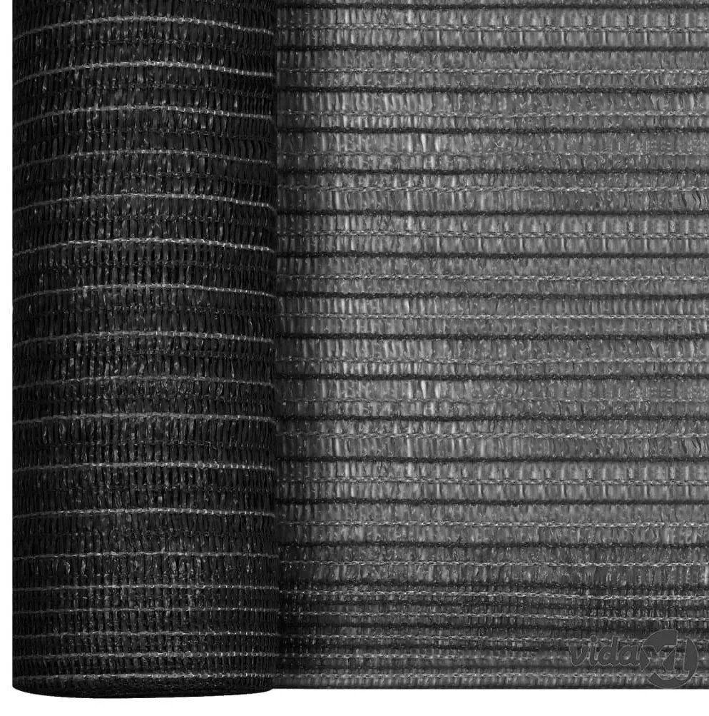 vidaXL Rete per Privacy Antracite 3,6x25 m in HDPE 75 g/m²