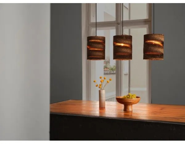 Ledvance - Lampadario a sospensione con filo DECOR CARDBOARD 3xE27/15W/230V