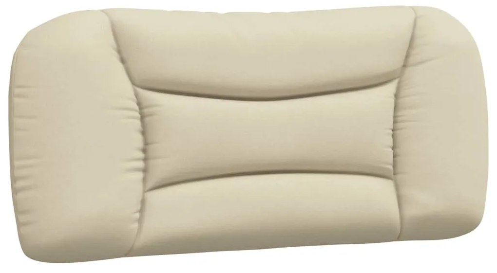 Cuscino testiera crema 90 cm in tessuto