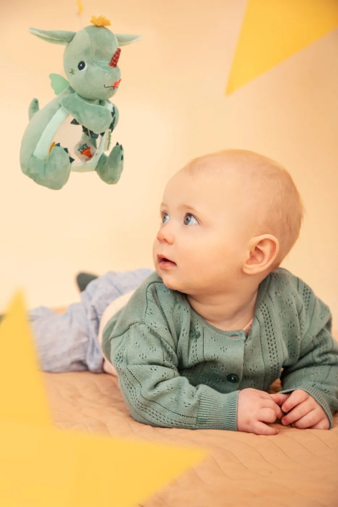 Lilliputiens - Giocattolo di stoffa con attività - Joe il drago