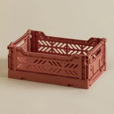 Scatola di plastica pieghevole e impilabile Doli Terracotta & 26 cm - Sklum