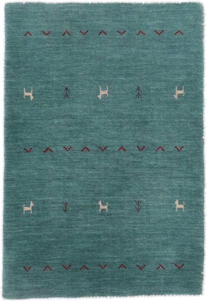 Tappeto orientale 90 x 60 (Indian) Annodato A Mano