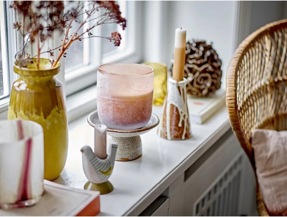 Candelieri in gres in set di 2 pezzi Reem - Bloomingville