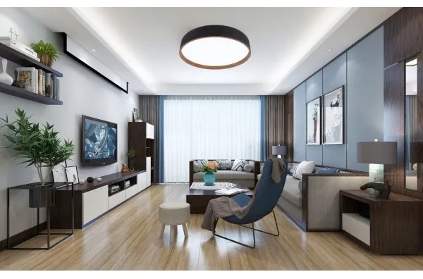 Top Lampada - Plafoniera LED dimmerabile LED/51W/230V + +TC nero/marrone