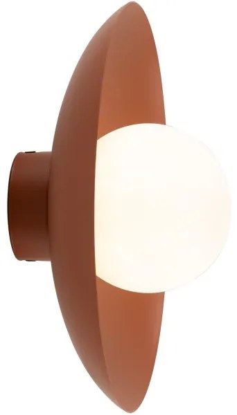 Applique SLATE 1xG9/8W/230V diametro 28 cm color mattone