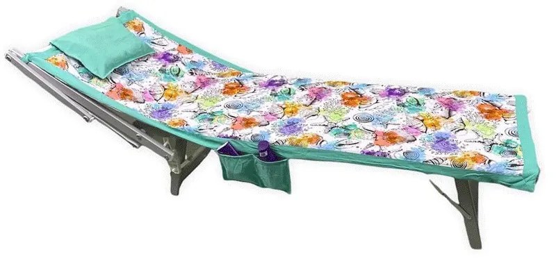 Telo Mare Coprilettino in Microfibra Conchiglie  Colore Tiffany