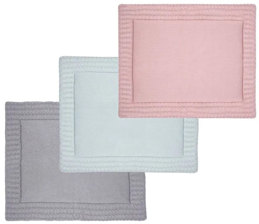 Tappeto da gioco in cotone grigio, 70 x 90 cm - Kindsgut