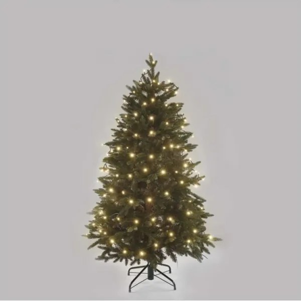 Catena luminosa LED per esterni, 120 LED (3xAA), 8,9 m, IP44, bianco caldo