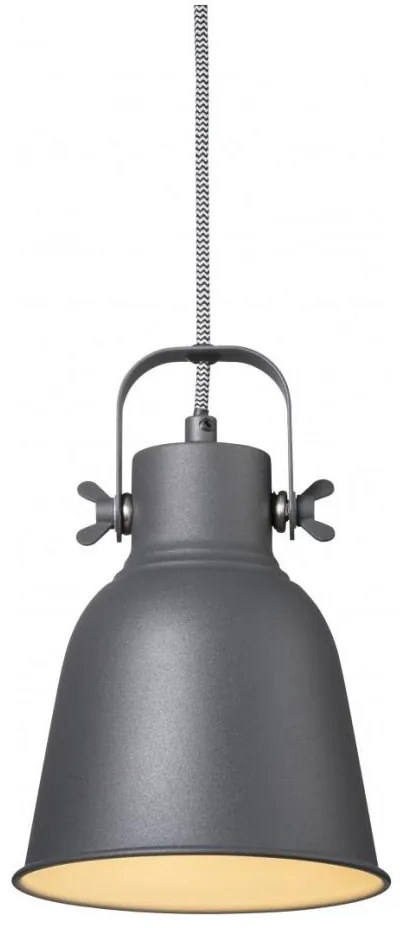 Nordlux - Lampadario a sospensione con filo ADRIAN 1xE27/25W/230V diametro 16 cm antracite