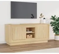 Mobile Porta TV Rovere Sonoma 102x35x45 cm in Legno Multistratocod mxl 127115