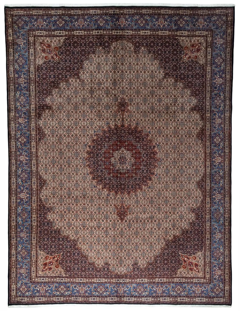 Moud Tappeto 300 x 400 Beige (Iran) Annodato A Mano