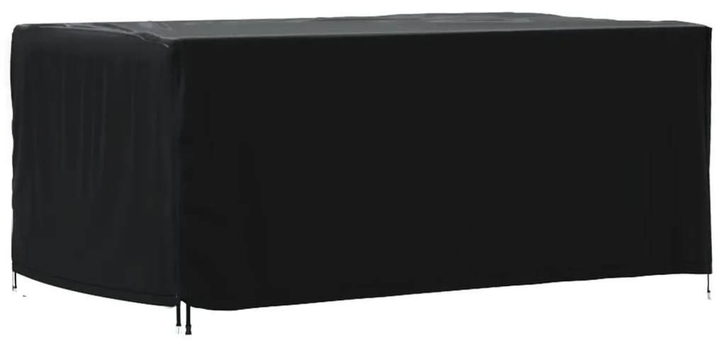 Copertura mobili giardino nera 172x113x73cm impermeabile 420d