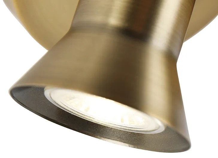 Faretto da soffitto rotondo bronzo orientabile e girevole - Karin 2