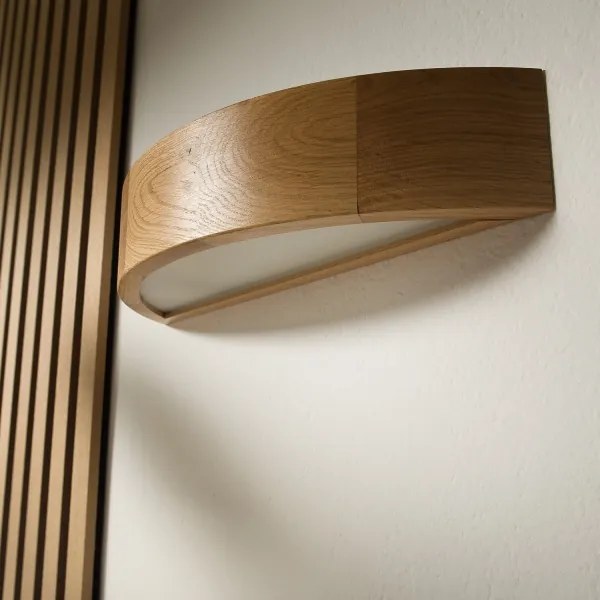 Brilagi - Lampada da parete LED CARVALHO 1xE27/60W/230V rovere