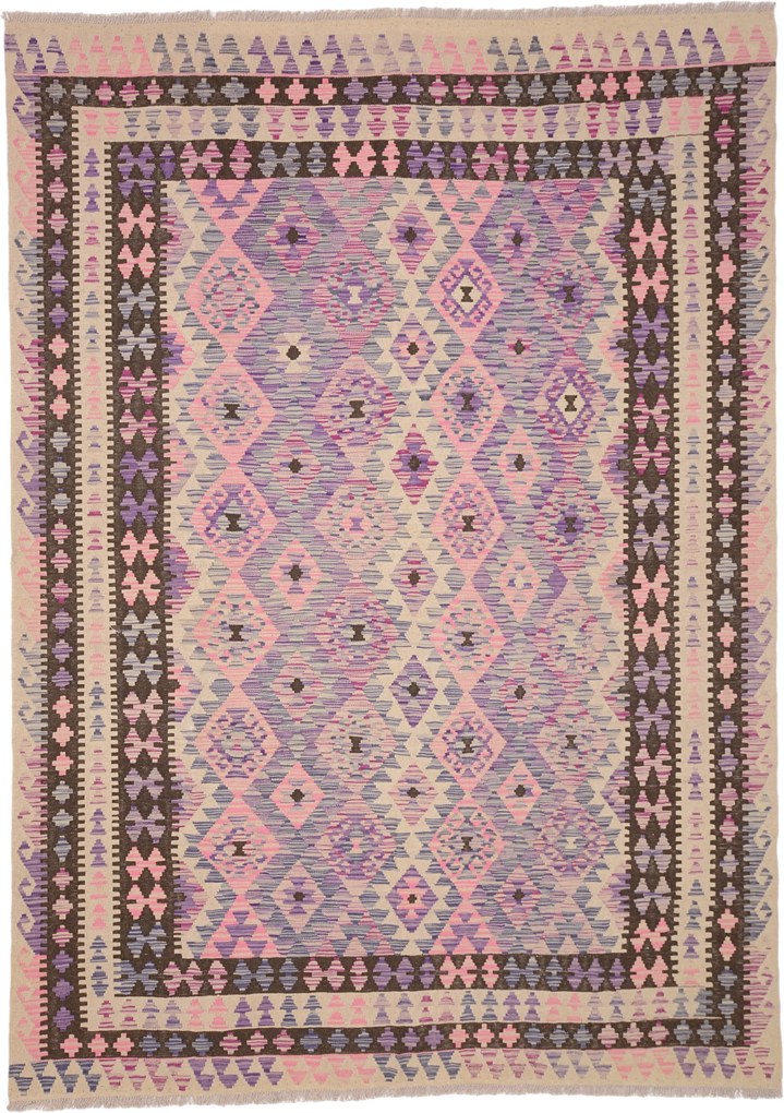 Kilim Tappeto 200x280 (Afghanistan) Tessuto A Mano