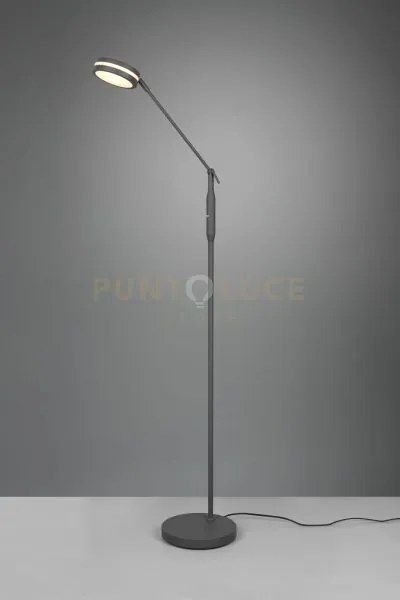 Franklin piantana led 6,5w 650lm, 2700+3200+4000k metallo antracite...
