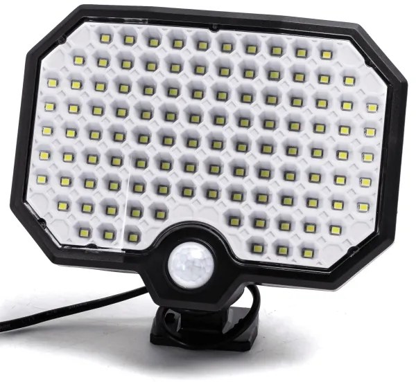 Aigostar - LED Luce solare con sensore di movimento LED/2,4W/3,7V IP65