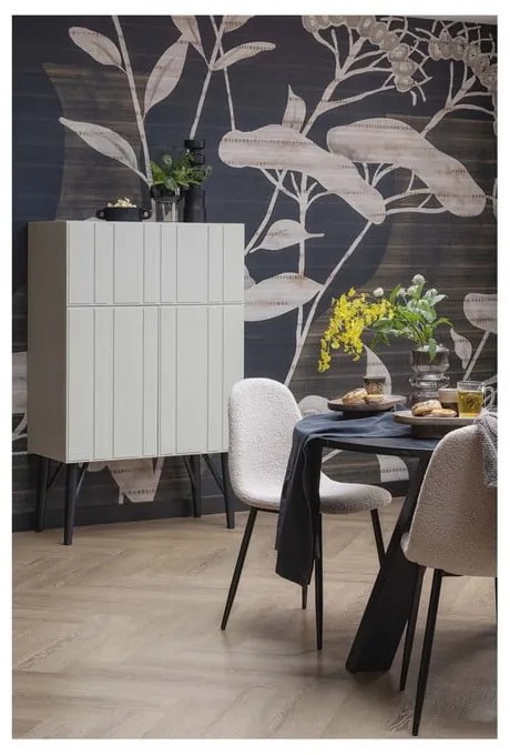 Sedie da pranzo beige in set di 2 Marije - WOOOD