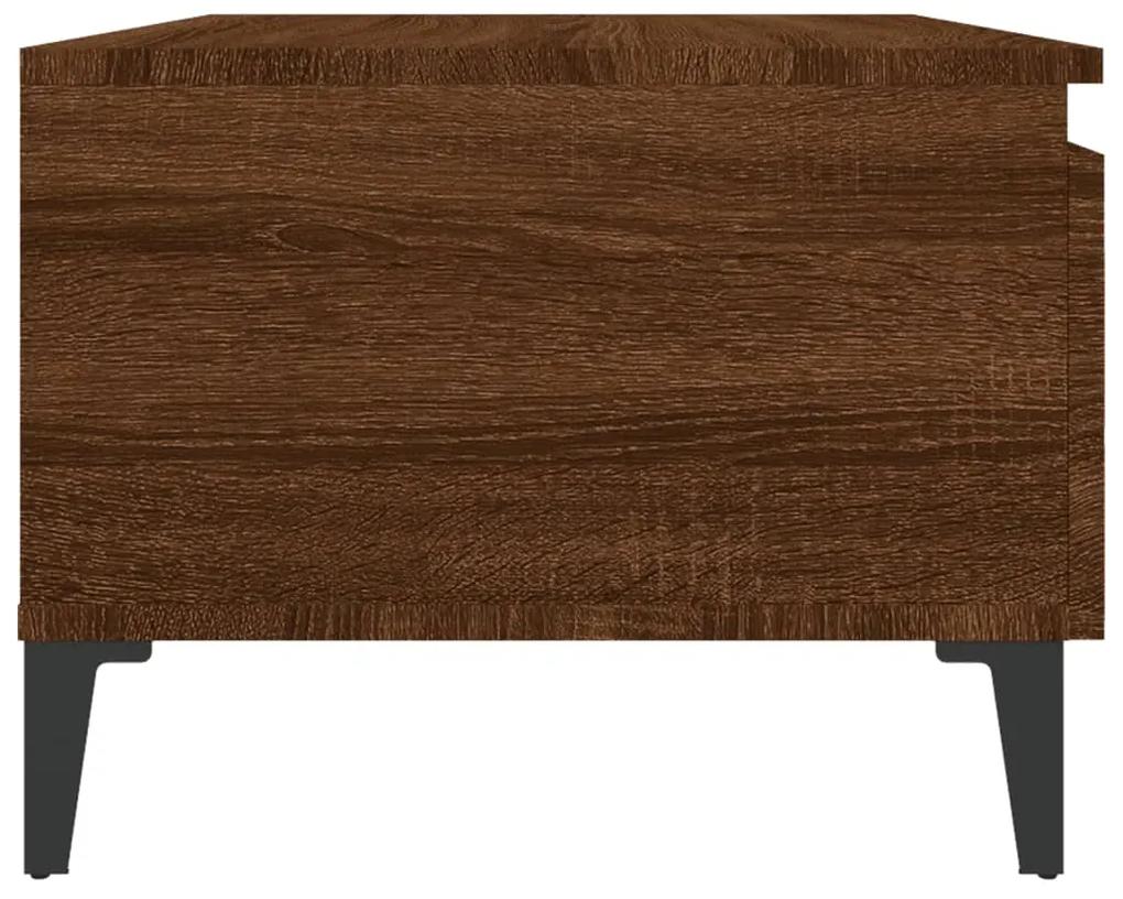 Tavolino da Salotto Rovere Marrone 50x46x35cm Legno Multistrato