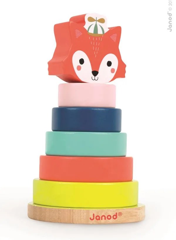 Baby Forest Volpe Impilabile - legno