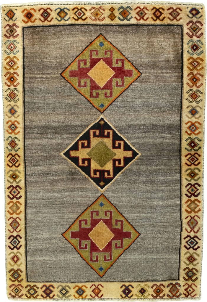 Gabbeh Tappeto 150 x 100 Nero (Iran) Annodato A Mano