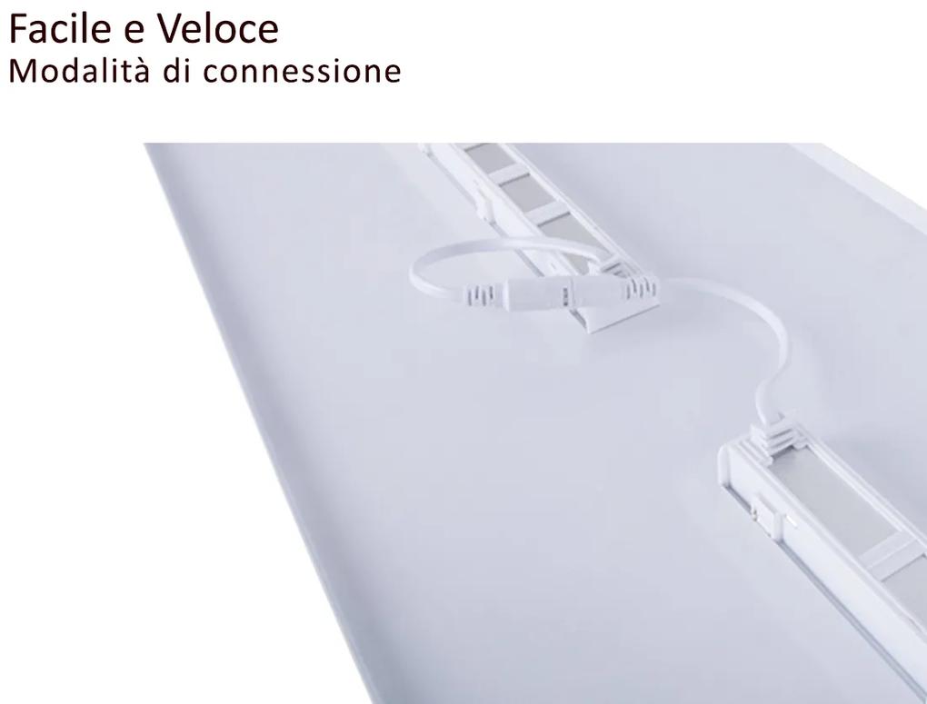 Pannello Led Con Ottica Modulare UGR 16 Bianco Neutro 30W 30X120cm 150LM/W Per Ufficio Enti Pubblici