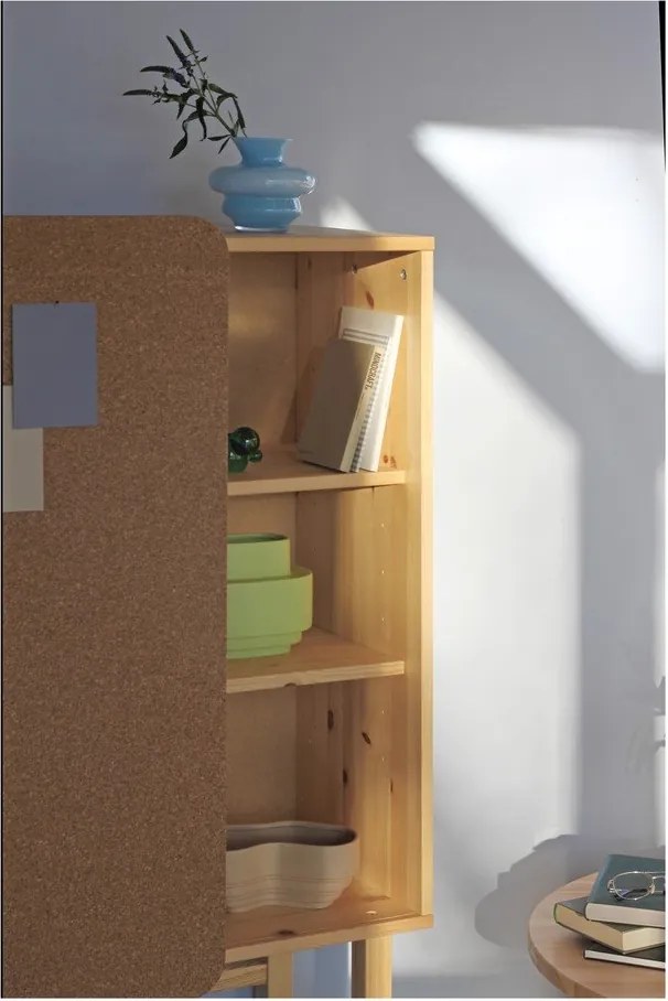 Libreria in legno di pino 70x142 cm Slide - Karup Design