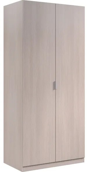 Armadio Guardaroba 2 Ante Con Barra Appendiabiti 81x52x180H Rovere