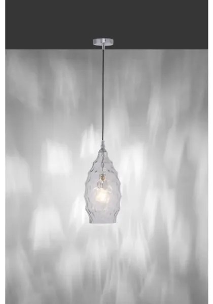 Paul Neuhaus 8267-00 - Lampadario a sospensione con filo SCARLETT 1xE27/60W/230V diametro 19 cm limpido