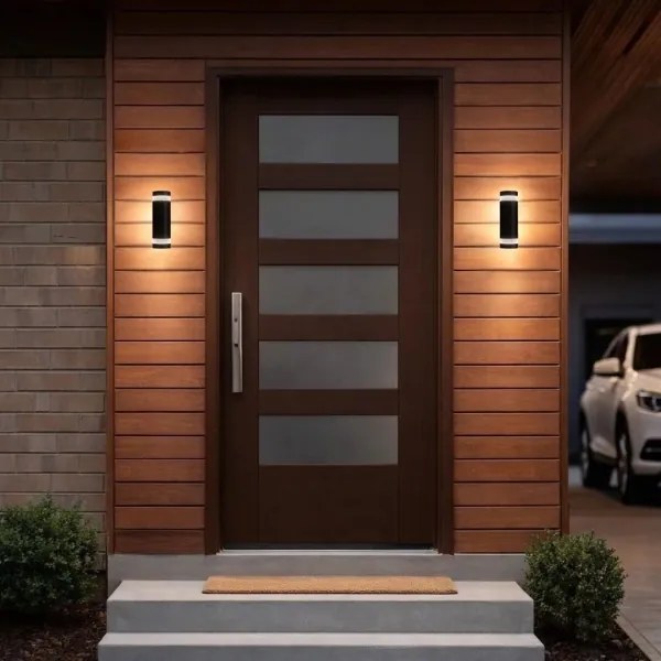 Rabalux 77212 - Lampada da parete per esterni URFA LINE LED 16W 230V IP65, marrone