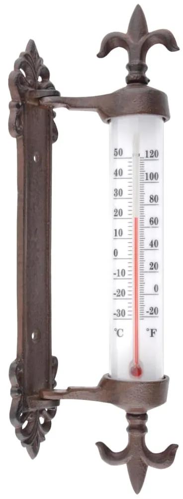 Esschert Design Termometro per Telaio Finestra in Ghisa