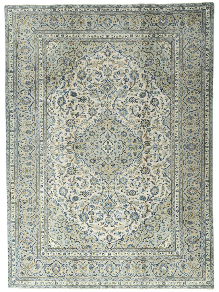 Kashan Tappeto persiano 250 x 340 Beige (Iran) Annodato A Mano